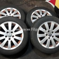 Juego de llantas de Volkswagen Passat 1.9 TDI, 130 cv, año 2002, 205/55R16 - Imagen 1