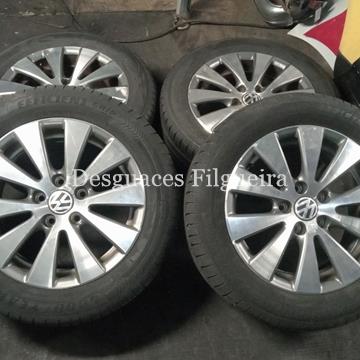 Juego de llantas de Volkswagen Passat 2.0 TDI, 110cv, año 2010, 215/55R16. - Imagen 1