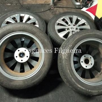 Juego de llantas de Volkswagen Passat 2.0 TDI, 110cv, año 2010, 215/55R16. - Imagen 2