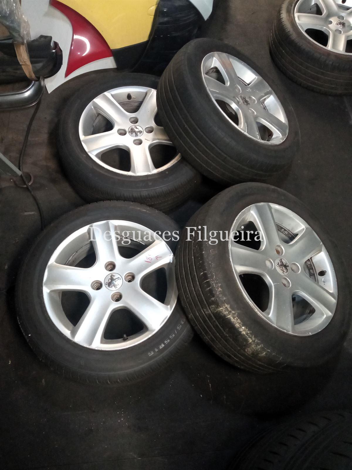 Juego de llantes de Peugeot 207, 205/55R16. - Imagen 2