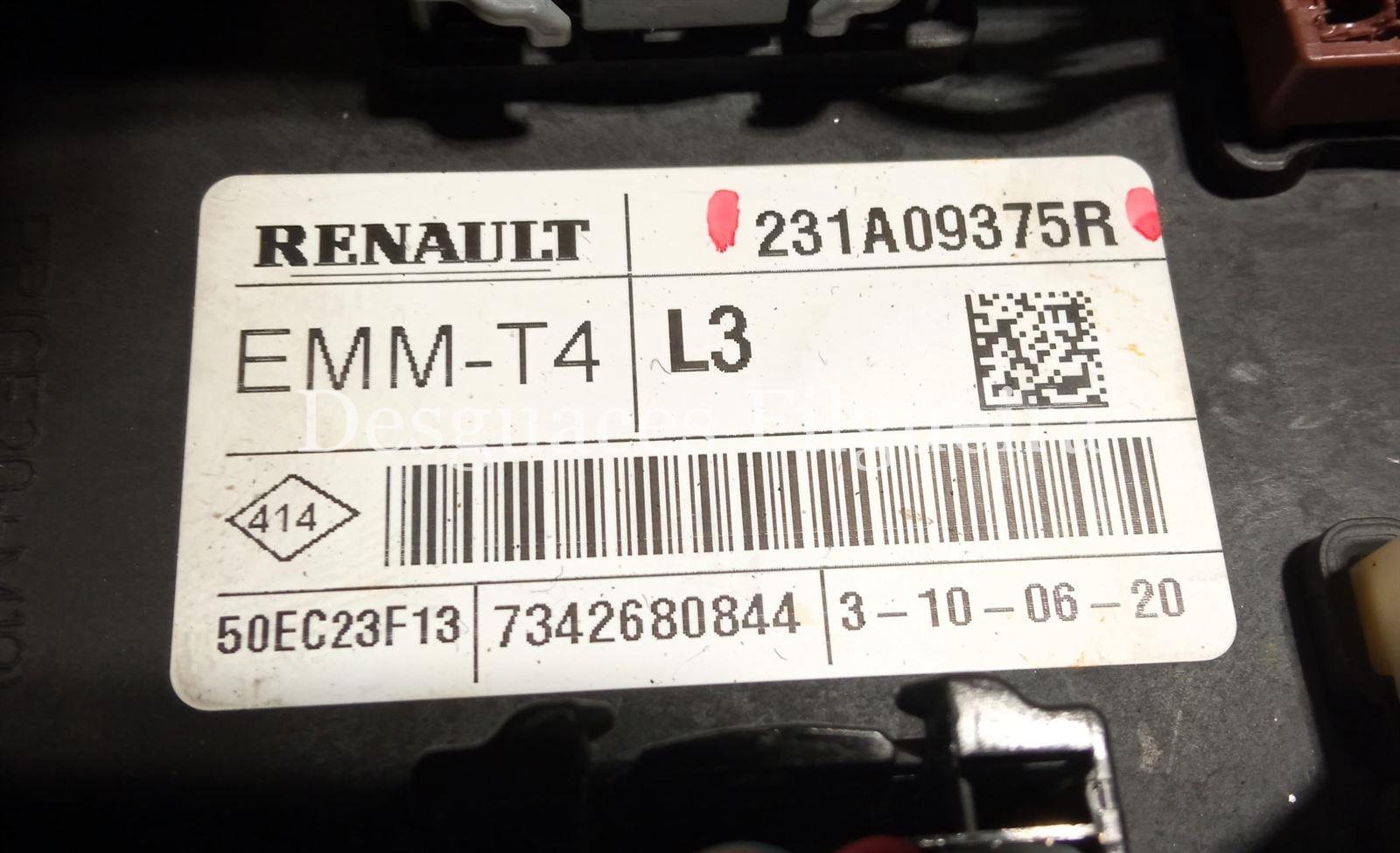 Modulo confort de Renault Trafic III Furgón 1.6 L1H1 dCi, 95 cv, código de motor R9MH415, año 2020. - Imagen 2