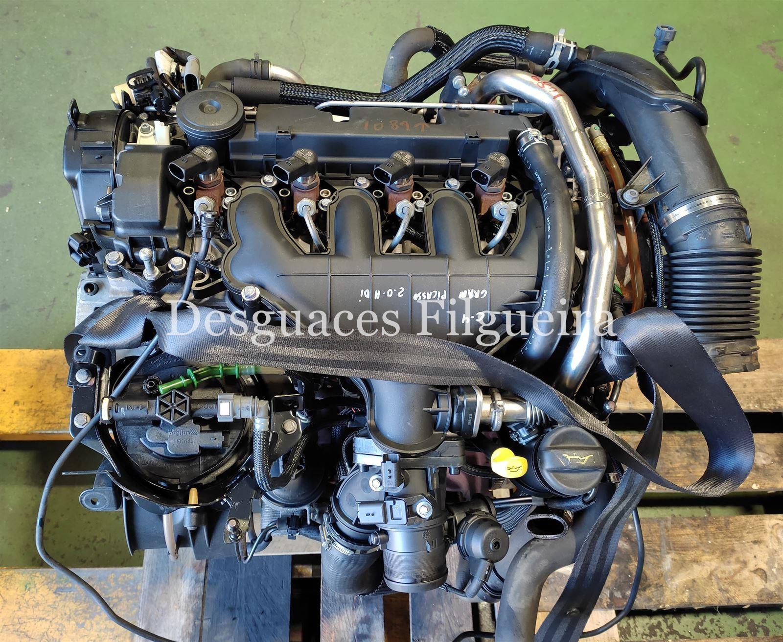 Motor completo Citroen C4 Grand Picasso 2.0 HDI RHJ - Imagen 1