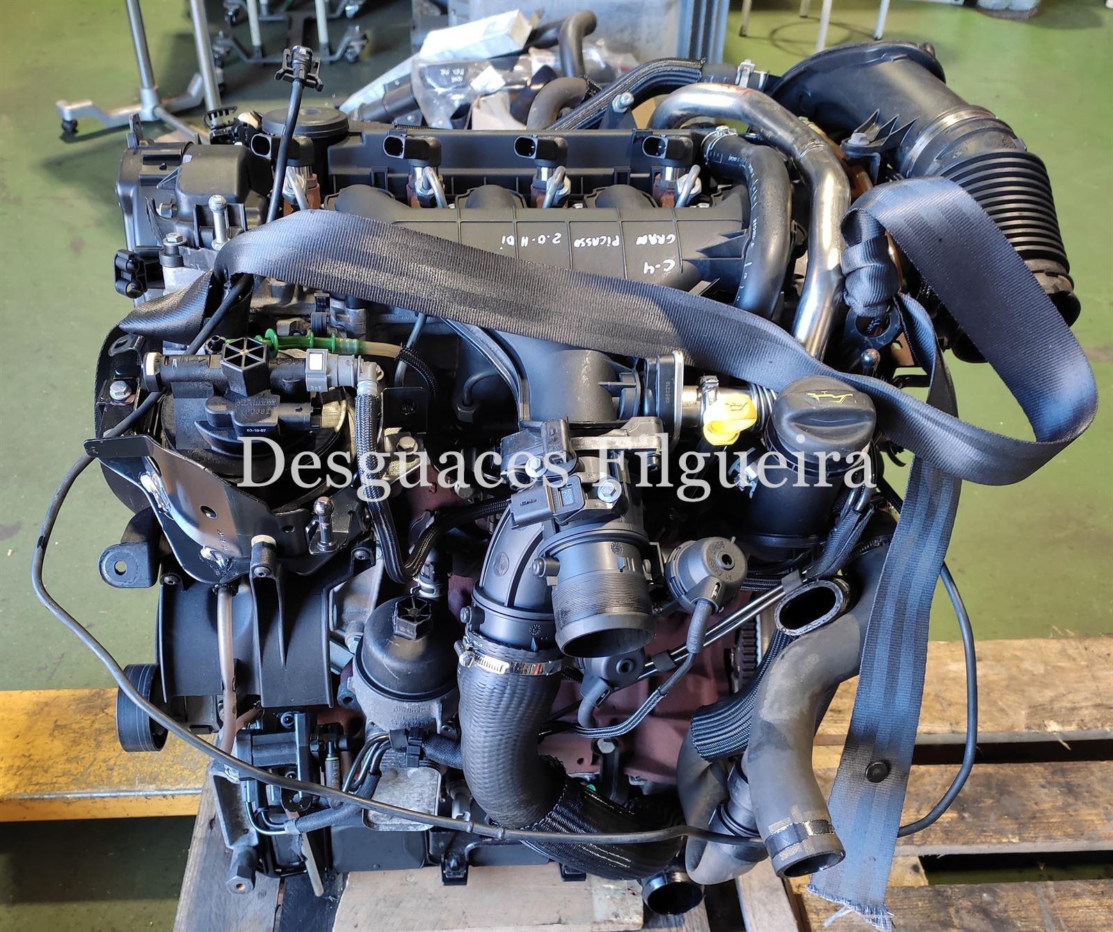 Motor completo Citroen C4 Grand Picasso 2.0 HDI RHJ - Imagen 2