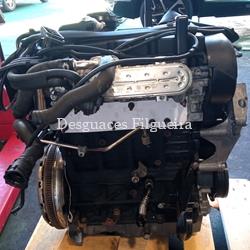 Motor completo de Audi 2.0 TDI 16V, 140 cv, código de motor BKD, año 2004. - Imagen 2