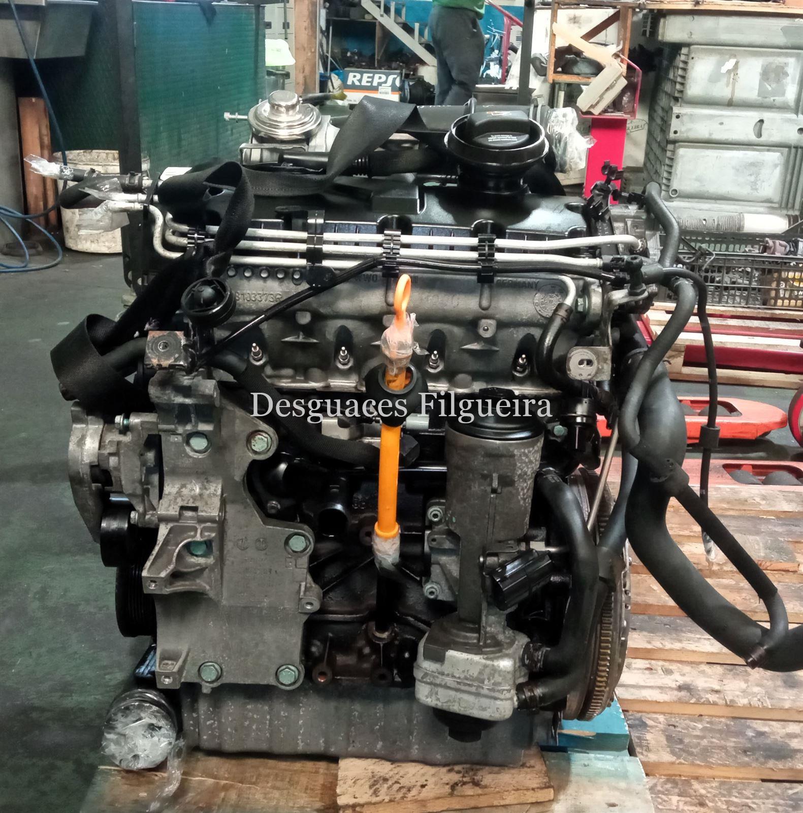 Motor completo de Audi A3 1.9 TDI 106 cv, código de motor BKC, año 2017. - Imagen 1
