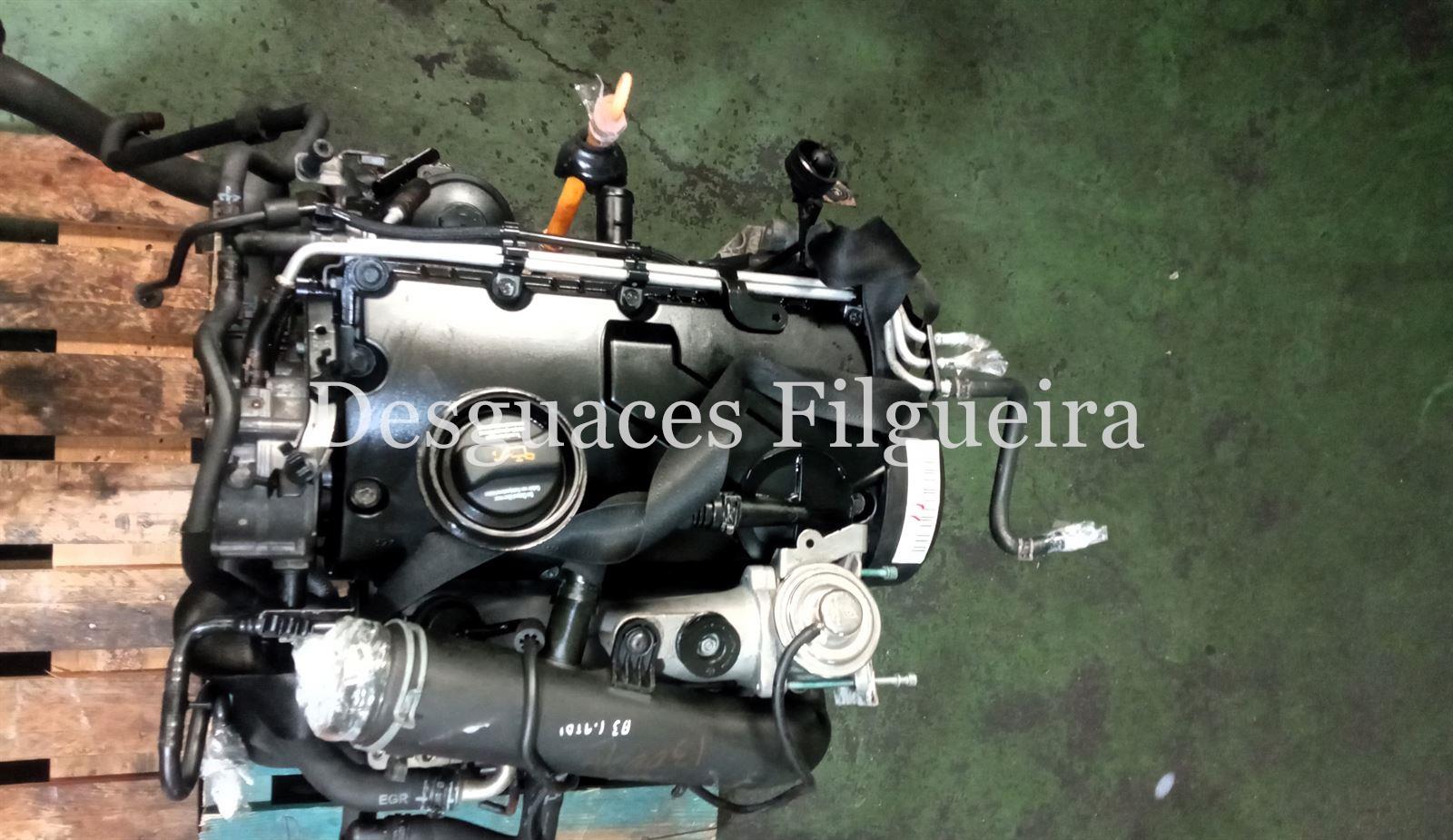 Motor completo de Audi A3 1.9 TDI 106 cv, código de motor BKC, año 2017. - Imagen 3