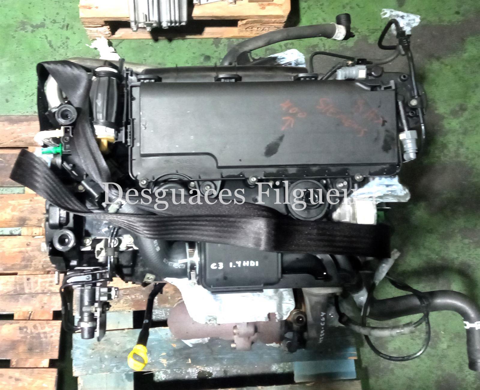 Motor completo de Citroen C3 1.4 HDi, 68 cv, código de motor 8HX, año 2003. - Imagen 1