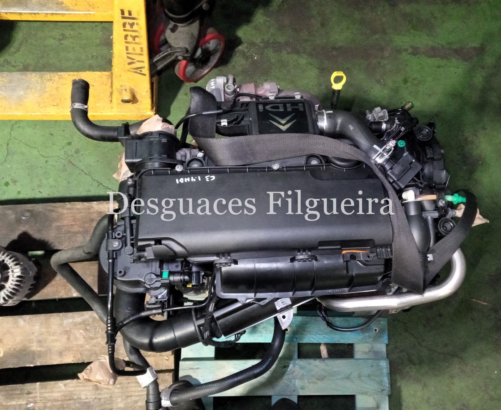 Motor completo de Citroen C3, 1.4 HDi, 68 cv, código de motor 8HX, año 2005. - Imagen 2