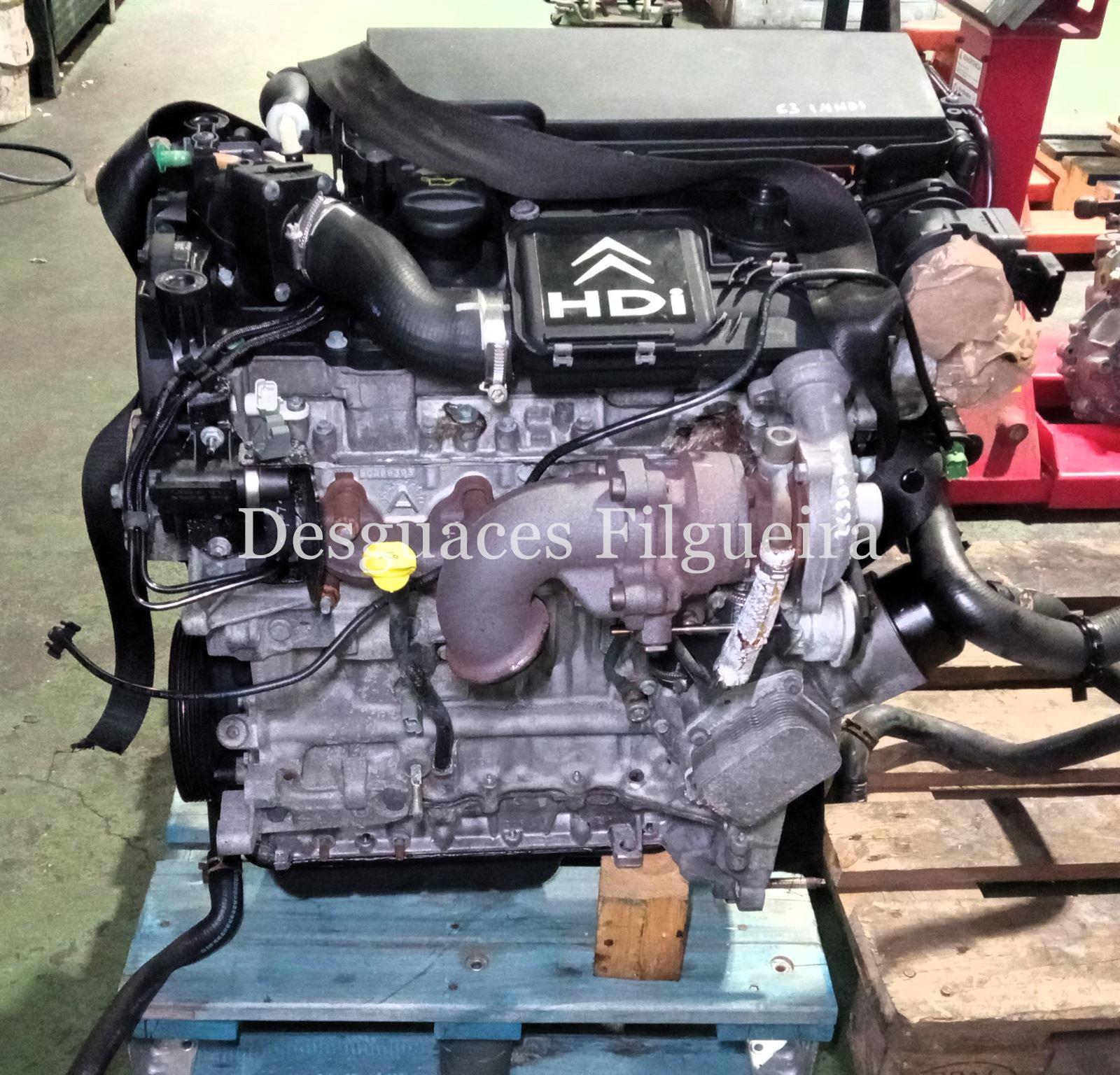Motor completo de Citroen C3, 1.4 HDi, 68 cv, código de motor 8HX, año 2005. - Imagen 5