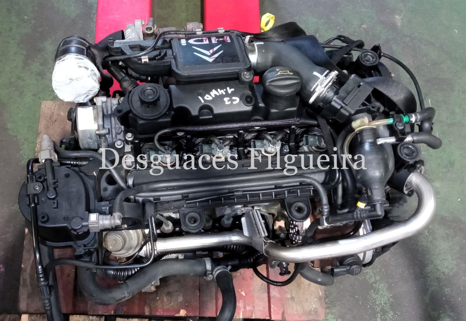 Motor completo de Citroen C3, 1.4 HDI, 68 cv, código de motor 8HZ, año 2005. - Imagen 2