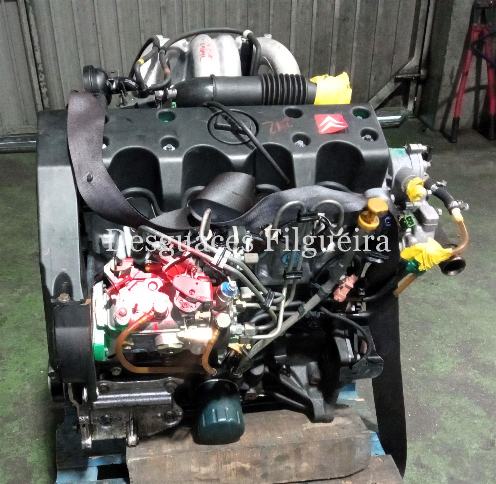 Motor completo de Citroen Saxo 1.5 D, 57 cv, código d motor VJZ, año 2000. - Imagen 5