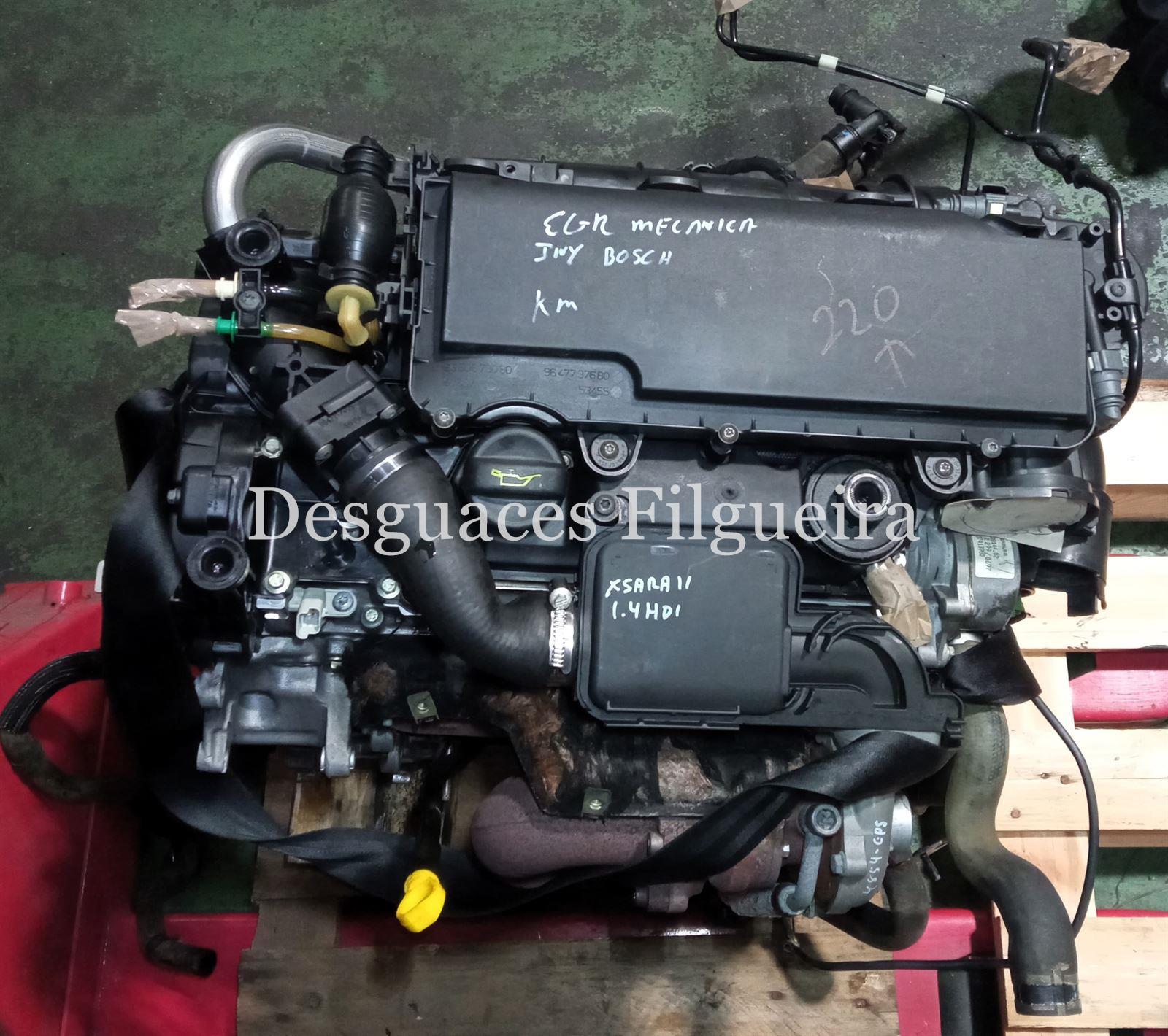 Motor completo de Citroen Xsara Berlina 1.4 HDi, 68 cv, código de motor 8HZ, año 2003. - Imagen 1