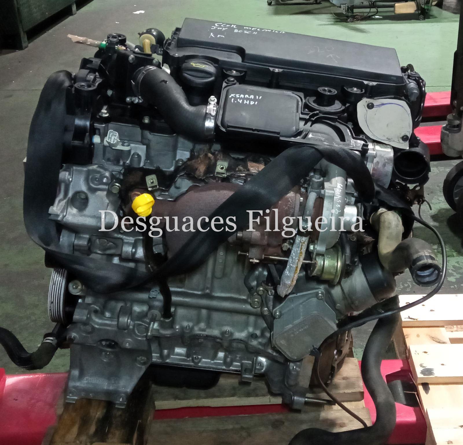 Motor completo de Citroen Xsara Berlina 1.4 HDi, 68 cv, código de motor 8HZ, año 2003. - Imagen 6