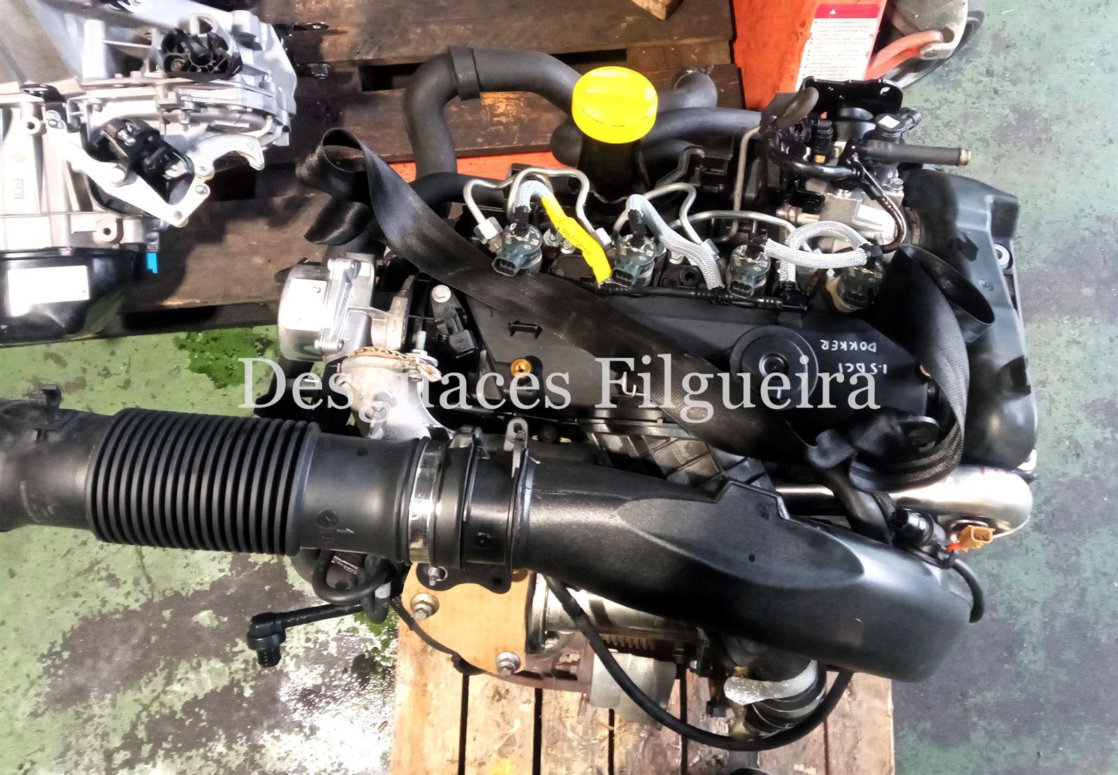 Motor completo de Dacia Dokker 1.5 SL Eficacia, 75cv, código de motor K9K C6, año 2014. - Imagen 2