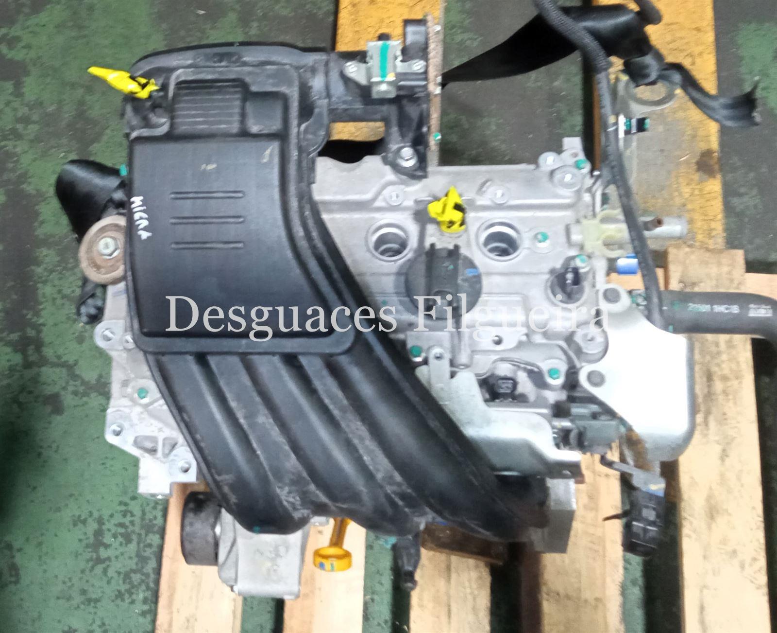 Motor completo de Nissan Micra IV, 1.2, 80cv, código de motor HR12, año 2010. - Imagen 1