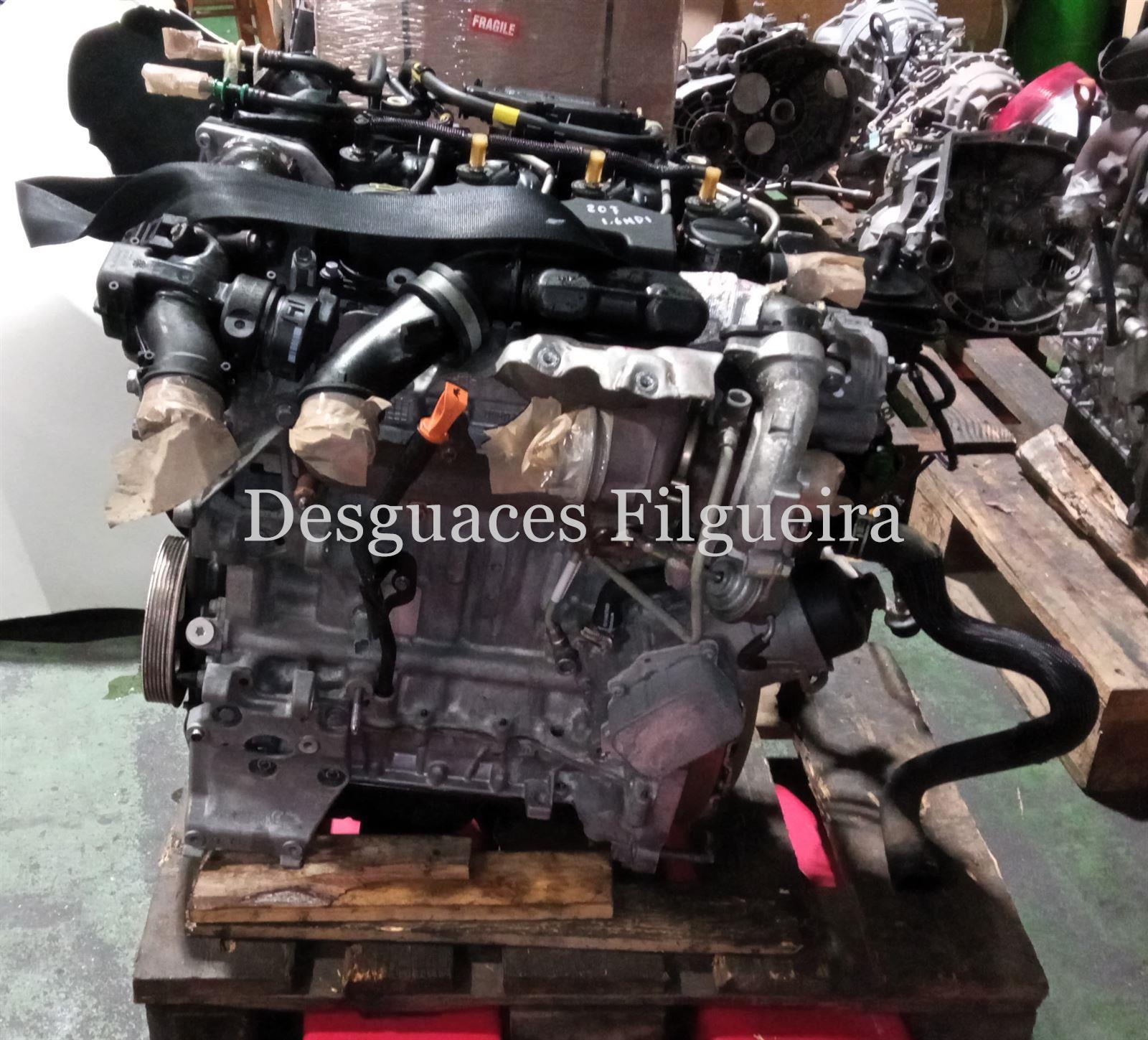 Motor completo de Peugeot 207 1.6 HDi, 90cv, código de motor 9H02, año 2008. - Imagen 5