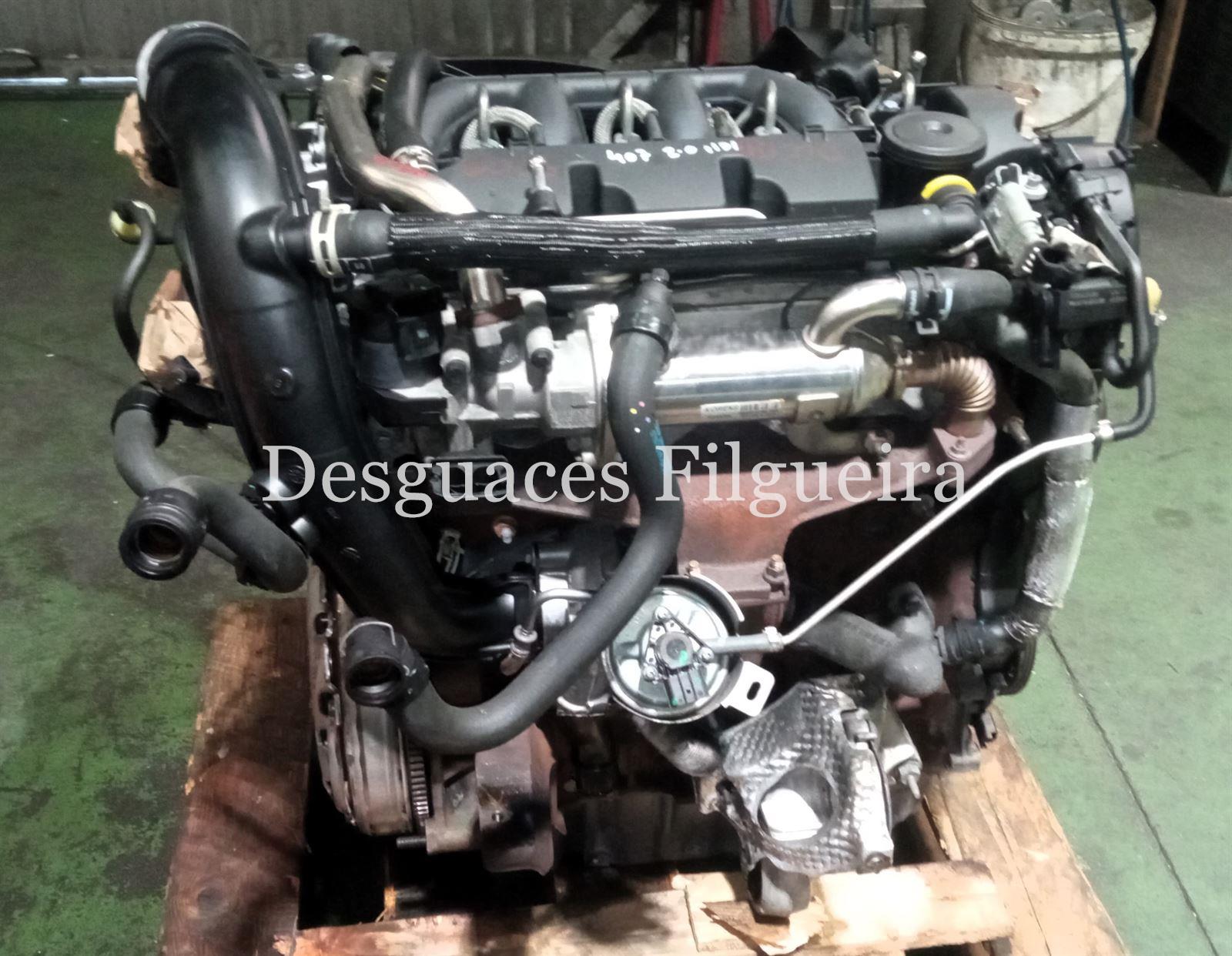Motor completo de Peugeot 407 2.0 Sport, 140 cv, código de motor RH01, año 2010. - Imagen 4