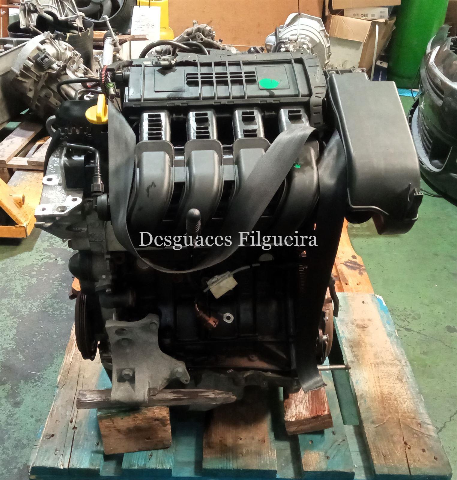 Motor completo de Renault Clio II Fase I, 1.2 16V, 75 cv, código de motor D4F B 712, año 2001. - Imagen 5