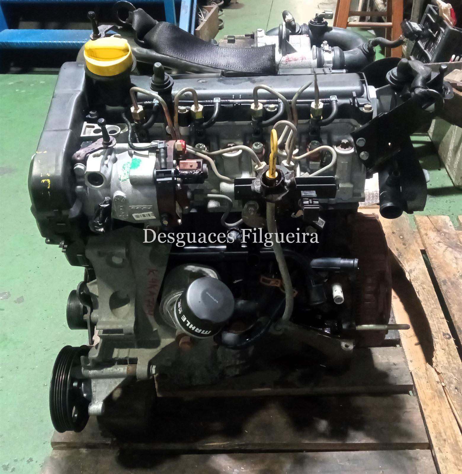 Motor completo de Renault Clio II Fase I 1.5 dCi, 65 cv, código de motor K9KA704, año 2002. - Imagen 8