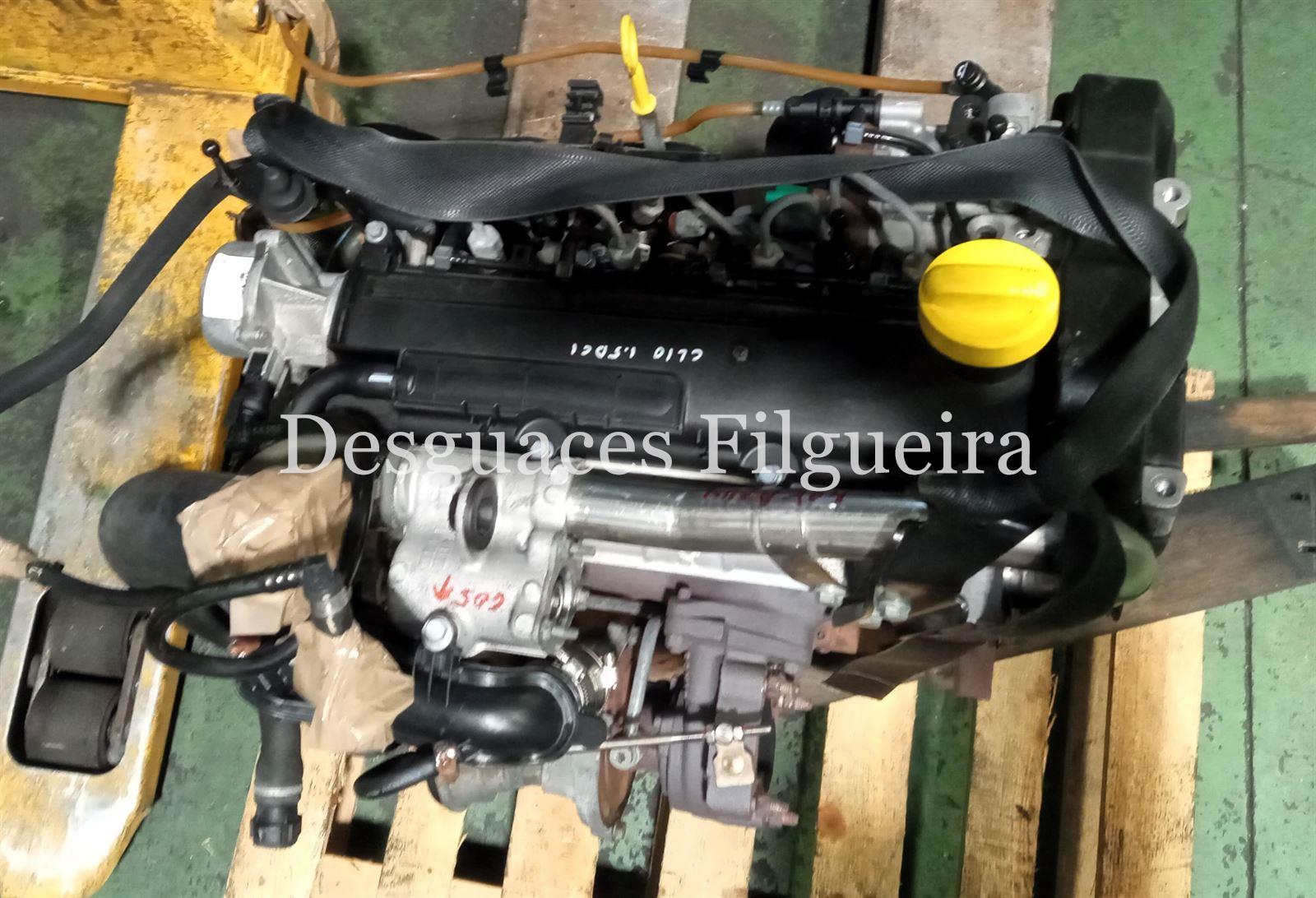 Motor completo de Renault Clio II Fase I, 1.5 dCi, 65 cv, código de motor K9KA704, año 2005. - Imagen 1