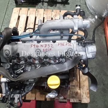 Motor completo de Renault Laguna II 1.9 dCi 100 cv, código de motor F9QN752, año 2004. - Imagen 1