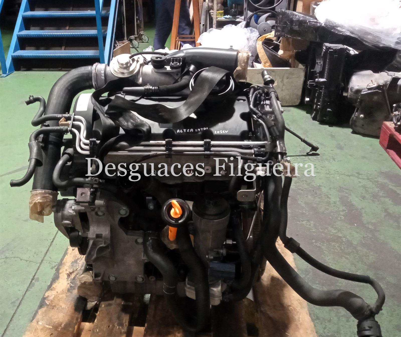 Motor completo de Seat Altea 1.9 TDI, 105 cv, código de motor BJB, año 2005. - Imagen 3