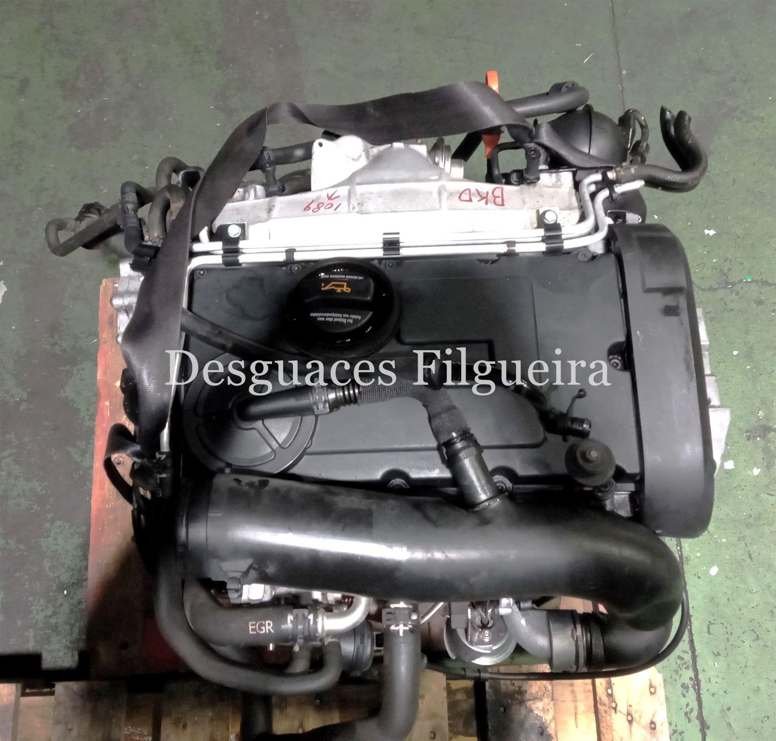 Motor completo de Seat Toledo 2.0 TDI 16V, 140 cv, código de motor BKD, año 2005. - Imagen 1