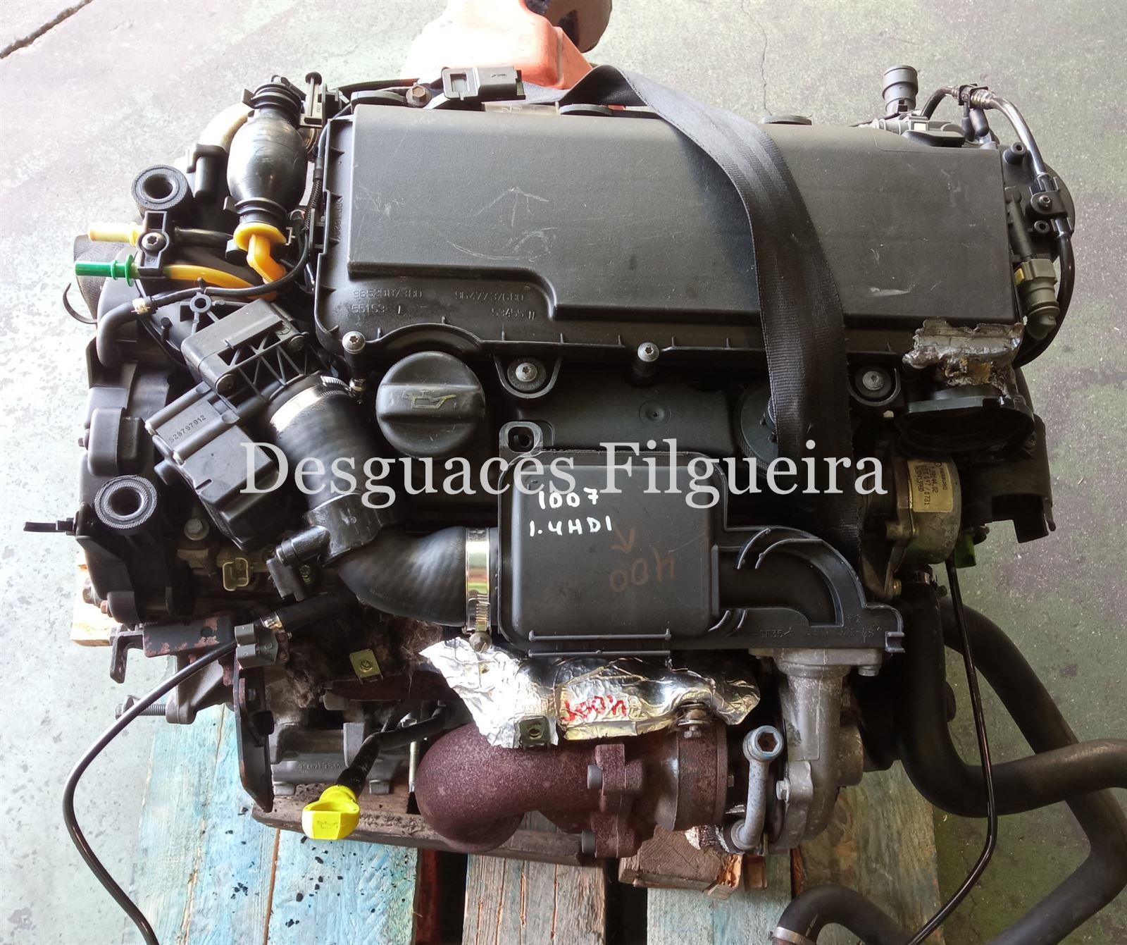 Motor completo Peugeot 1007 1.4 HDI 8HX Siemens - Imagen 1