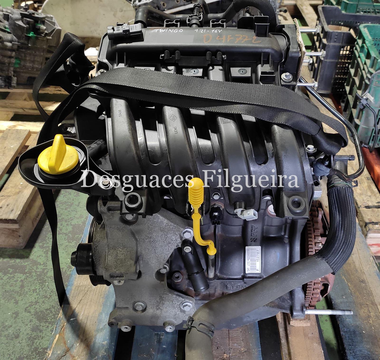 Motor completo Renault Twingo 1.2 16v D4F J772 - Imagen 2