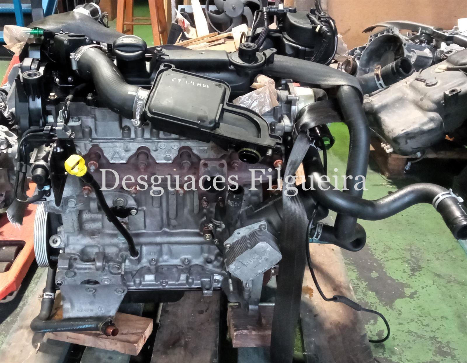 Motor de Citroen C3, 1.4 HDi, 68 cv, código de motor  8HX, año 2002. - Imagen 7