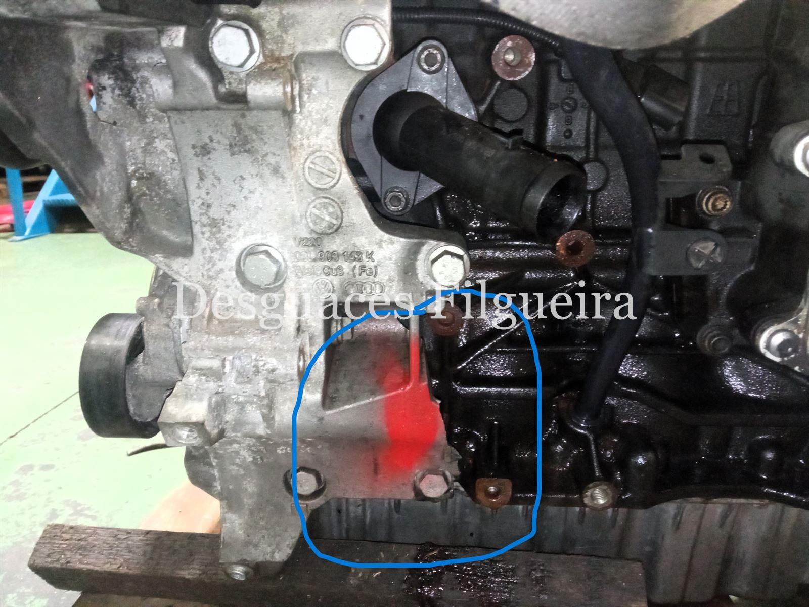 Motor de Volkswagen Golf VI, 1.6 TDI, 106 cv, código de motor CAY, año 2010. - Imagen 4