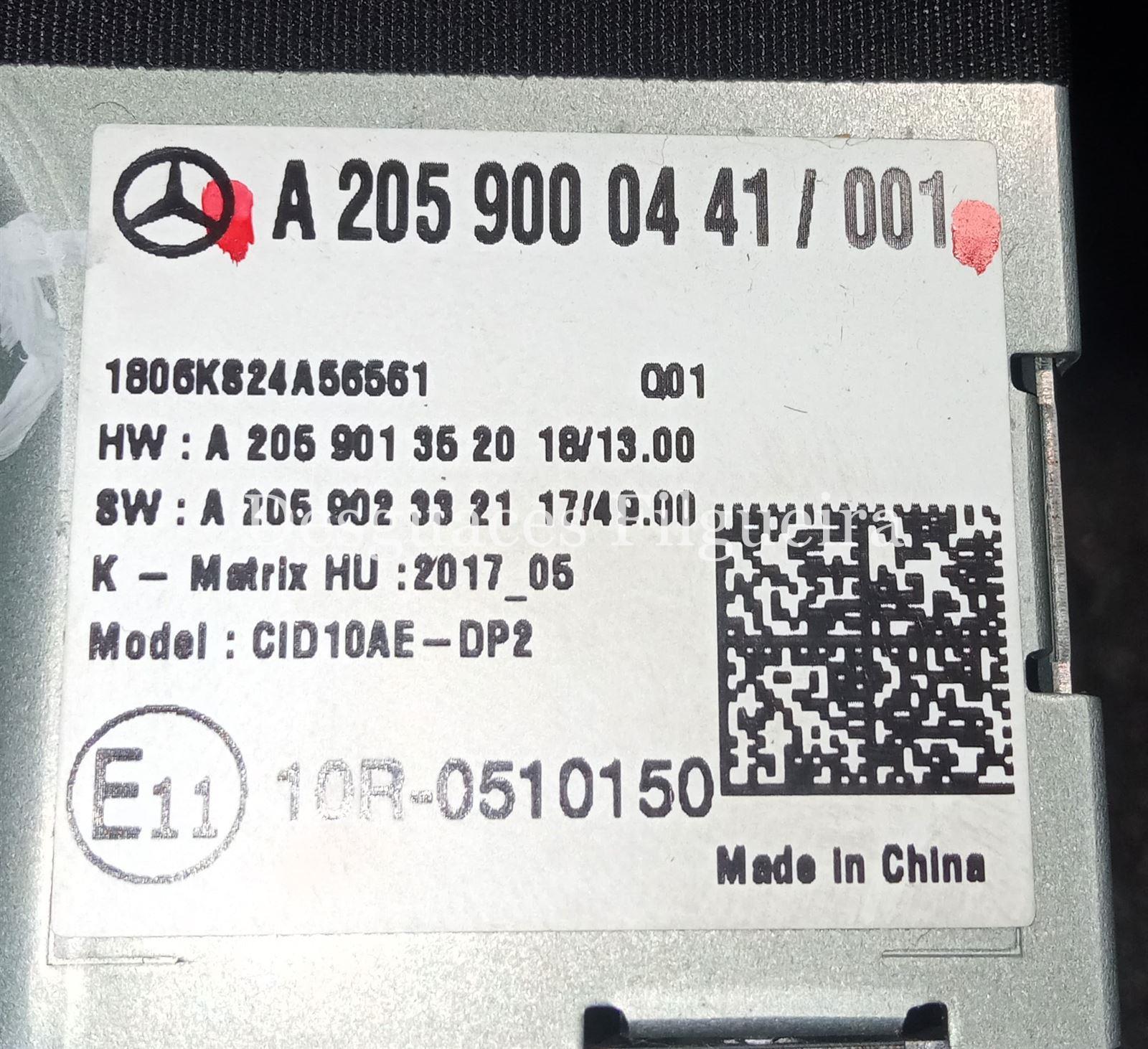 Navegador de Mercedes-Benz Clase W205m, híbrido, 197 cv, código de motor 264.915, año 2019. - Imagen 2
