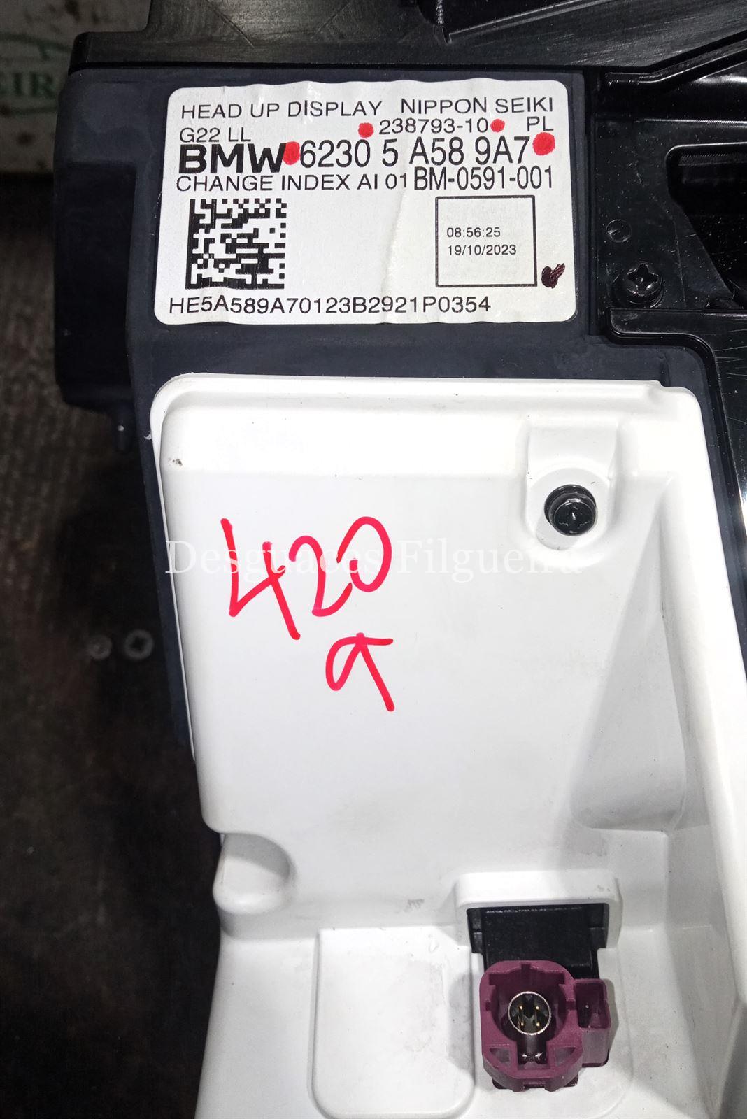 Pantalla de visualización frontal (HUD) de BMW Serie 4 Cabrio, 2.0 430i, 245 cv, código de motor B48B20B, año 2024. - Imagen 3