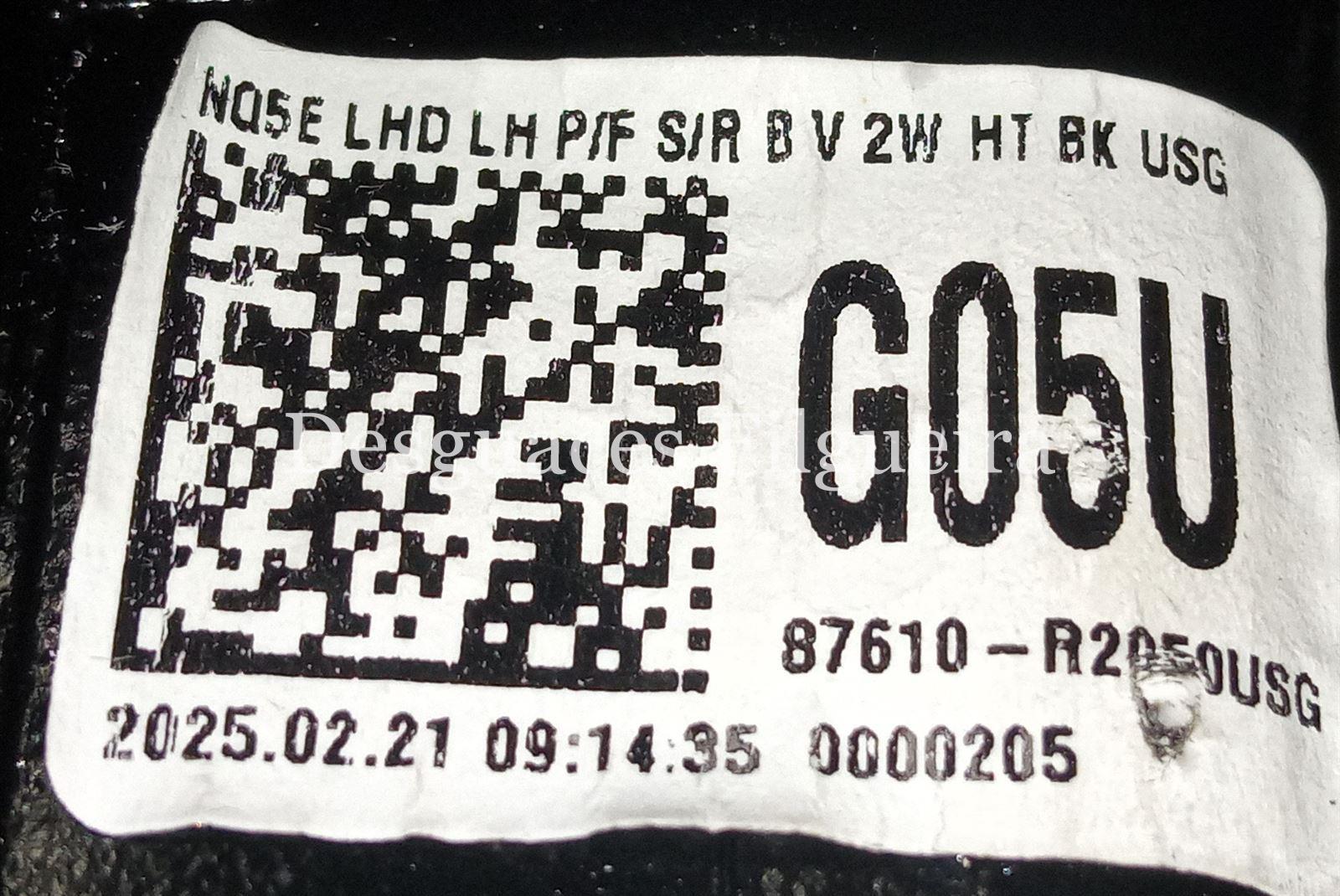 Retrovisor izquierdo del Kia Sportage Hídrido cñodigo de motor G4FT, 160 cv, año 2025. - Imagen 5