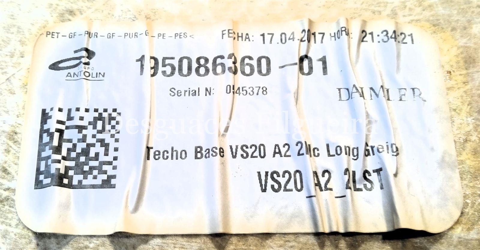 Tapizado techo Mercedes Benz V-Clase Combi (W447) 2.1 V. CDI, 163 cv - Imagen 6