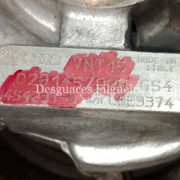 Turbo Audi A4 1.9 TDI AFN 028145702H Garret VNT15 454231-3 - Imagen 2