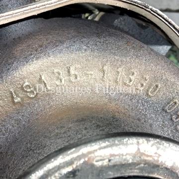 Turbo de BMW Serie 1 2.0 120d, 177cv, código de motor N47 D20 A, año 2009. - Imagen 2