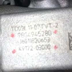 Turbo de Peugeot 208 1.6 HDI, 75 cv, código de motor: BH02, año 2016. - Imagen 2