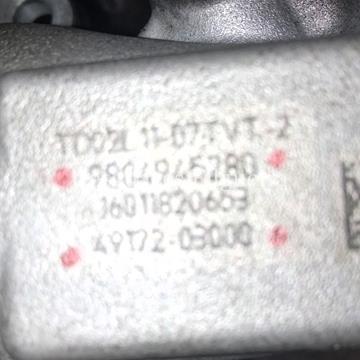 Turbo de Peugeot 208 1.6 HDI, 75 cv, código de motor: BH02, año 2016. - Imagen 2