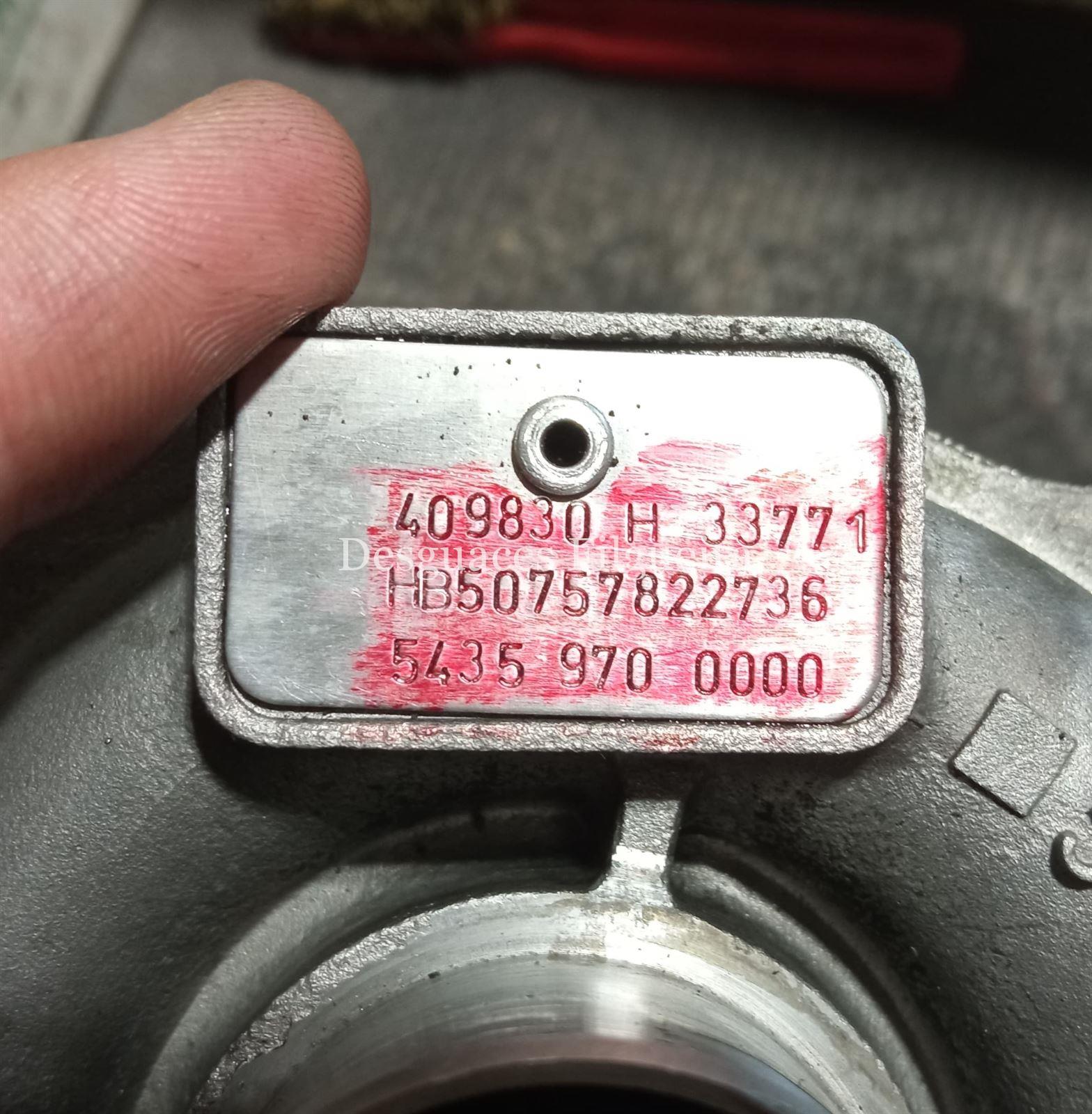 Turbo Renault Kangoo 1.5 DCI K9K A704 40830H33771 54359700000 - Imagen 5